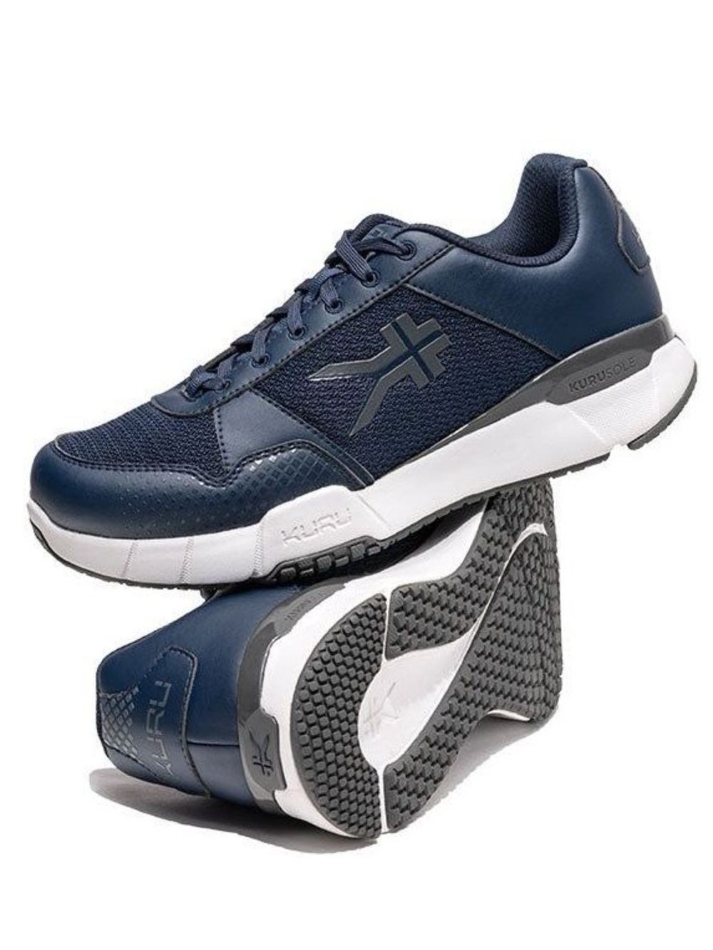 NWOT KURU QUANTUM 2 sneakerIndigo Blue-Slate Gray-2.0 men’s SZ 10 comfort shoe